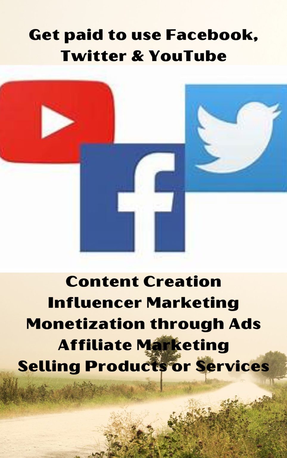 Twitter Getting Paid Get paid to use Facebook, Twitter & YouTube. - Welcome to online store